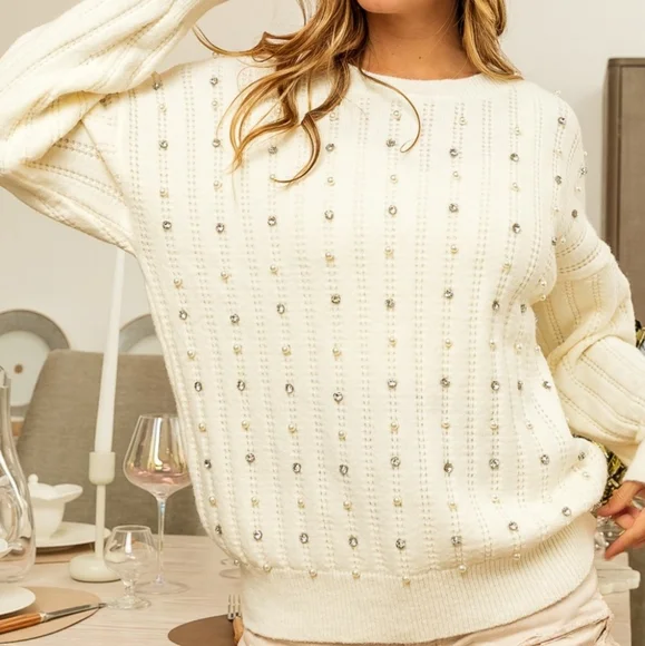Sparkling Pearl Sweater - Picture 5 of 5